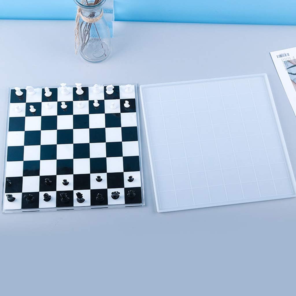 Molde de Silicona para Juego de Ajedrez de resina