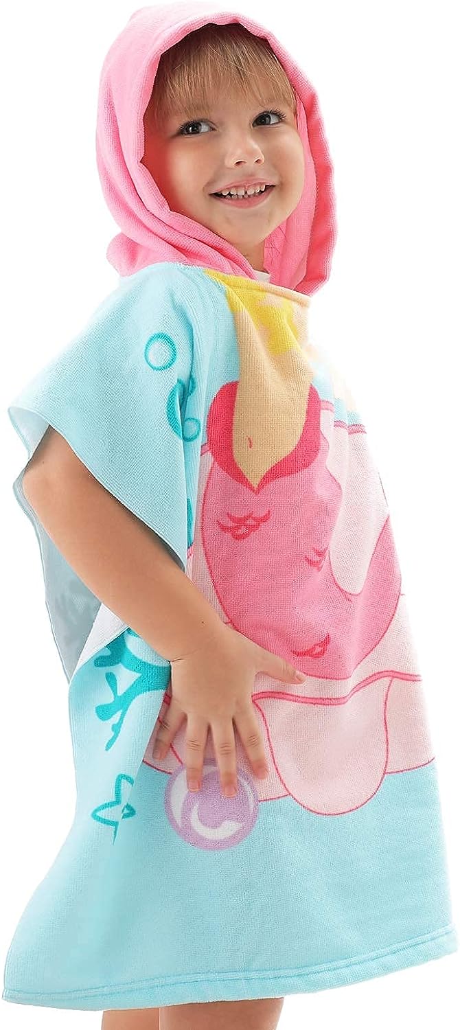 Malla Traje de Baño Unicornio para Bebes + Toalla Poncho