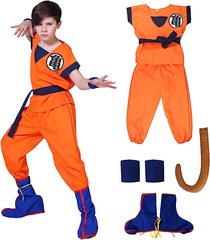 Disfraz Goku Dragon Ball con Peluca