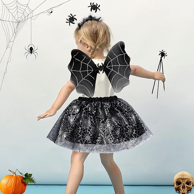 Disfraz de Araña para niñas Haloween