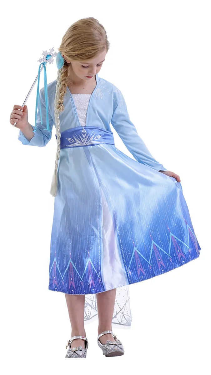 Disfraz Frozen manga Larga Princesa Celeste