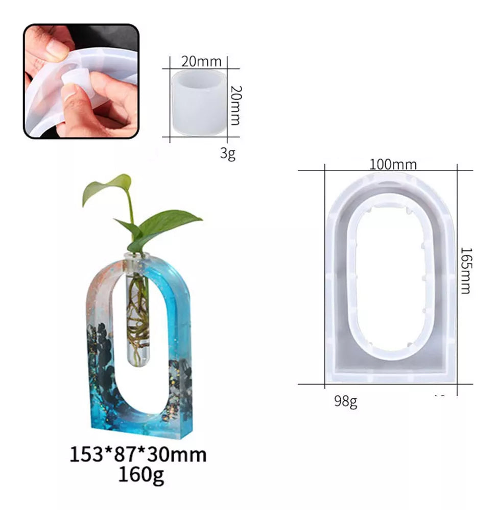 Molde Silicona para Florero Varios Modelos