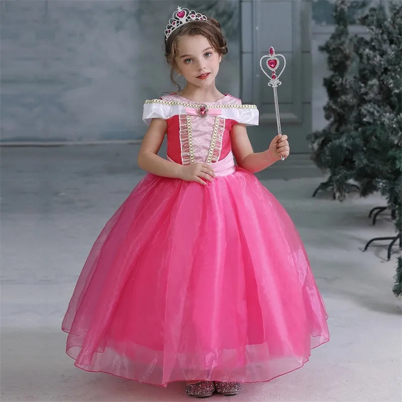 Disfraz Princesa Bella Durmiente Aurora Niñas