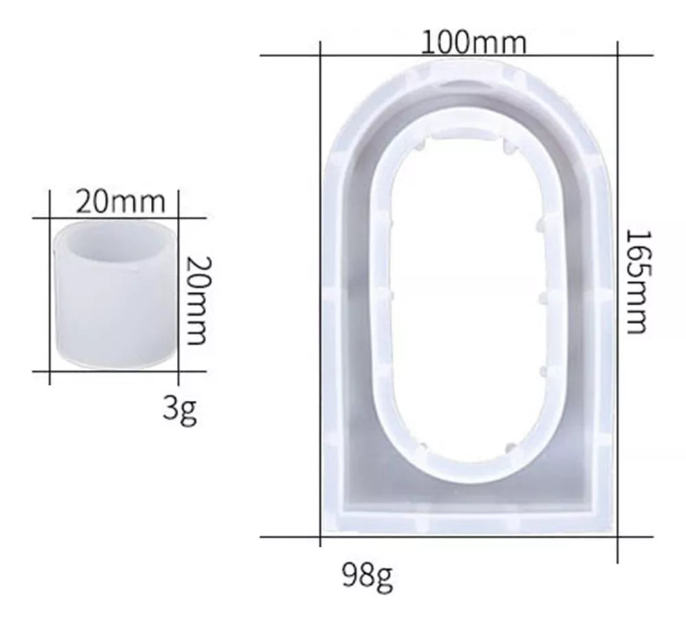 Molde Silicona para Florero Varios Modelos