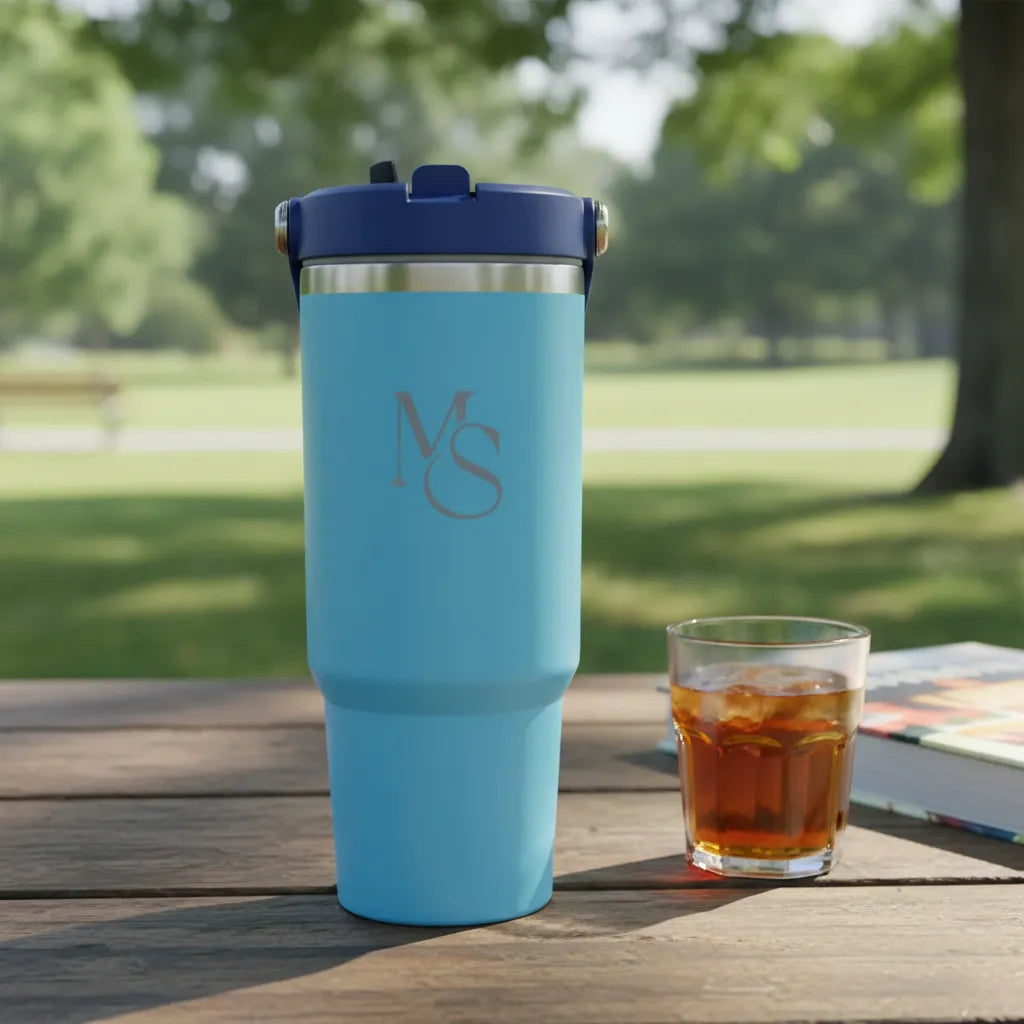 Vaso Térmico Grande 890ml con Manija Grabado Personalizado