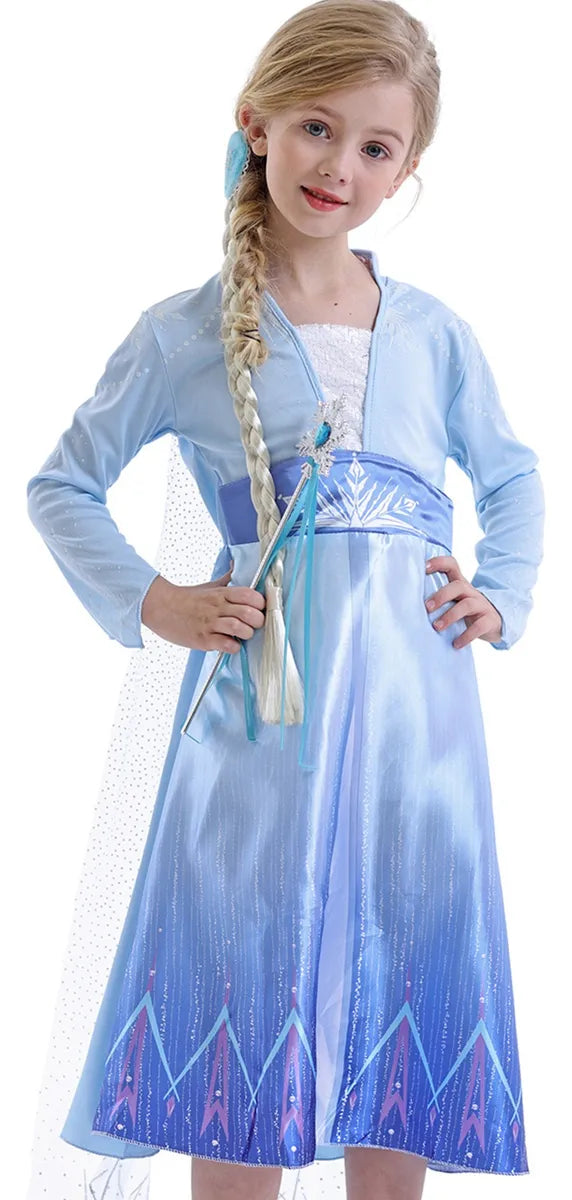 Disfraz Frozen manga Larga Princesa Celeste