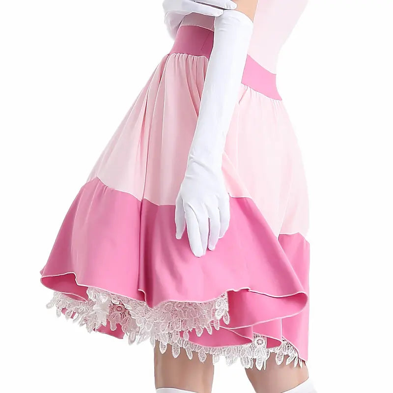 Disfraz Peach Mario Mujeres Princesa hasta 2XL - Consiguelo Aqui Uy