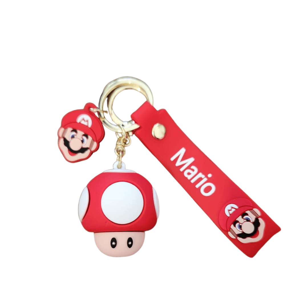 Super Mario Bross Llavero Accesorio Para la Mochila Hongo - Consiguelo Aqui Uy
