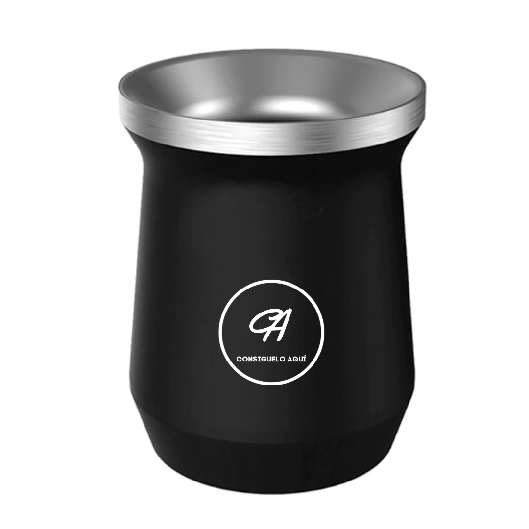 Mate de Acero Inoxidable Personalizado Grabado - Consiguelo Aqui Uy