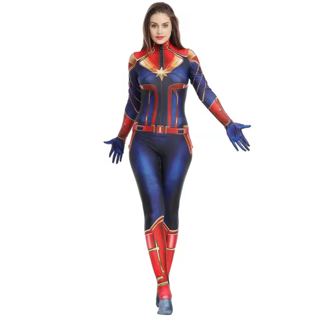 Disfraz Mujer Maravilla Super Héroe Mameluco Completo Adultos