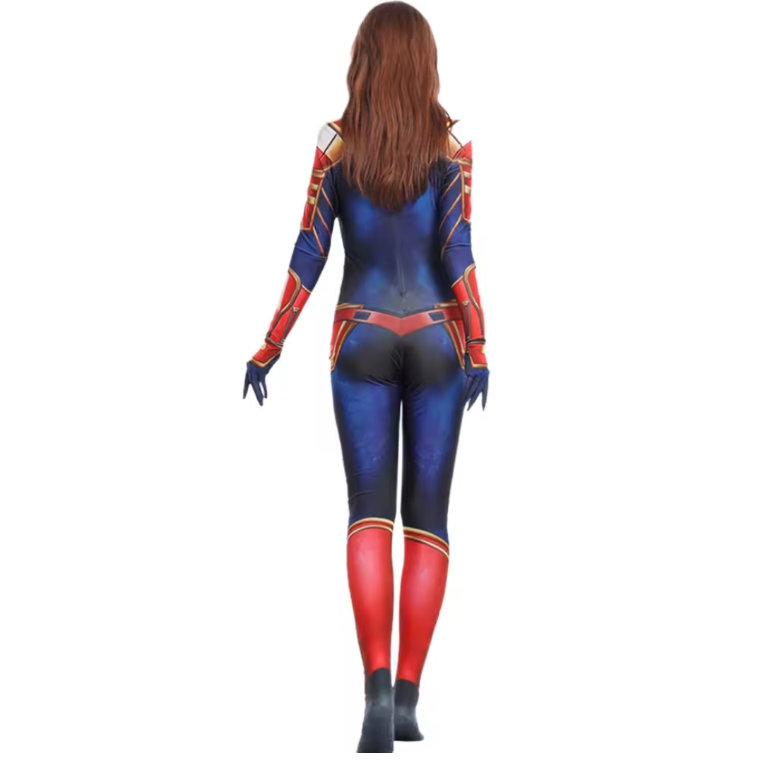Disfraz Mujer Maravilla Super Héroe Mameluco Completo Adultos