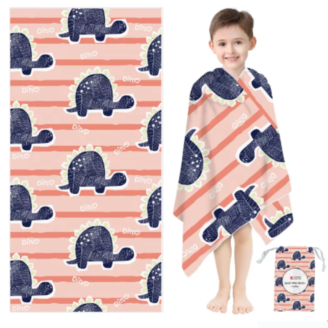 Toalla Toallón Infantil Microfibra Secado Rápido Anti Arena