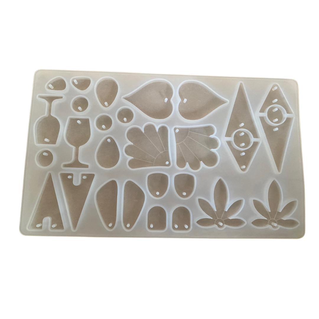 Molde Silicona de Figuras Varias para Caravanas y Llaveros DJ 1544