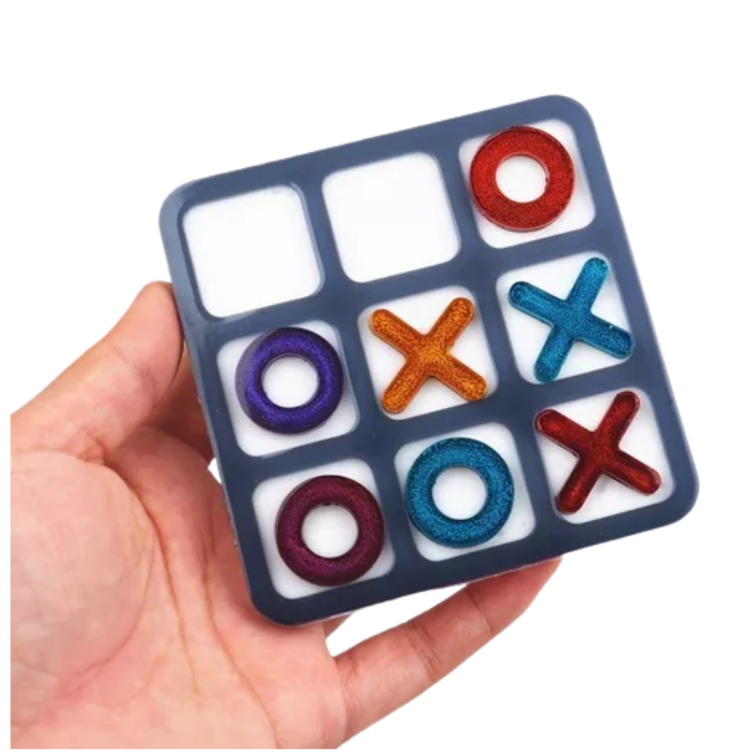 Molde Silicona para juego de Ta te Ti Ideal Souvenires DJ 1068