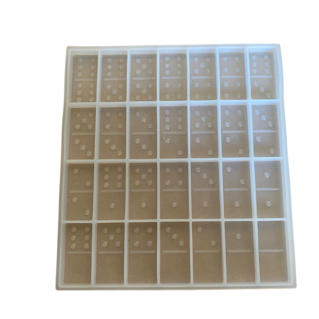 Molde Silicona para resina Dominó 195x210mm dj 749