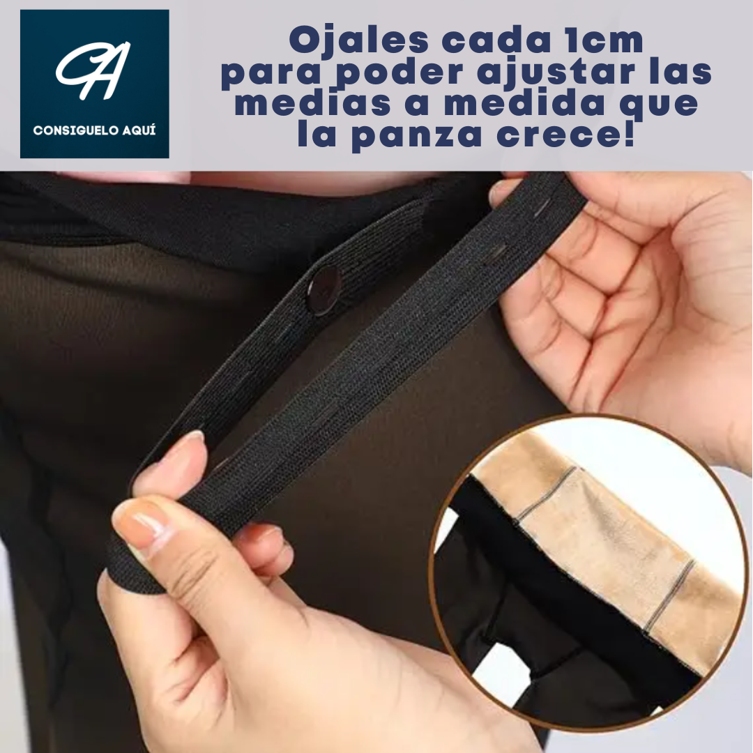 Medias Mágicas Térmicas Tipo Transparentes 80grs para Embarzadas