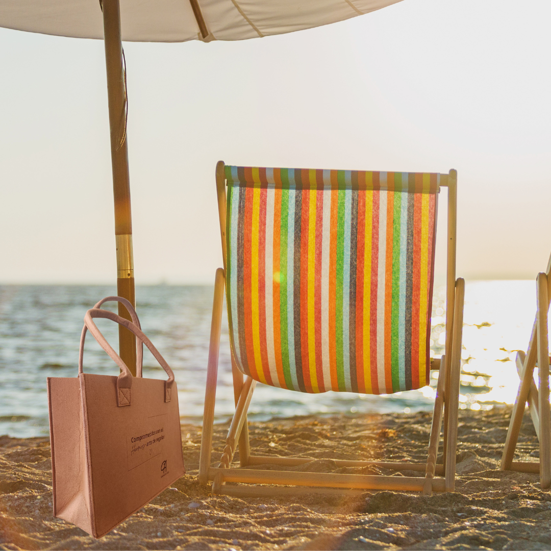 Cartera Tote Bag Matera Fieltro Todos los Usos