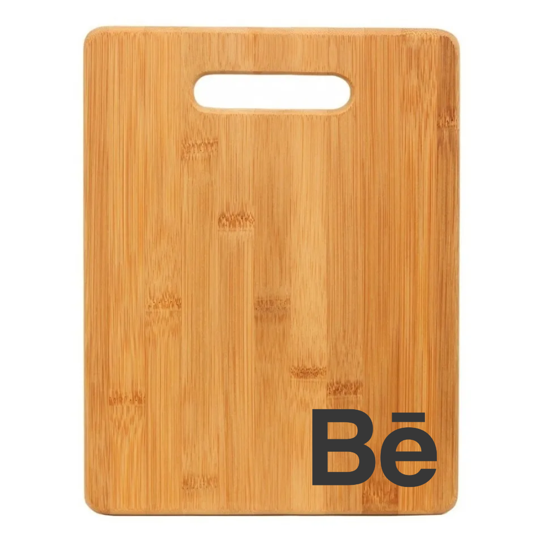Tabla de Asaso Redonda 25cm Grabada Bamboo