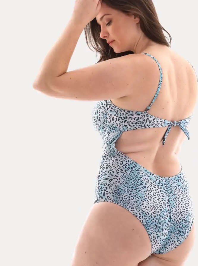 Malla Enteriza Animal Print Traje de Baño Mujer- Promesse - Consiguelo Aqui Uy