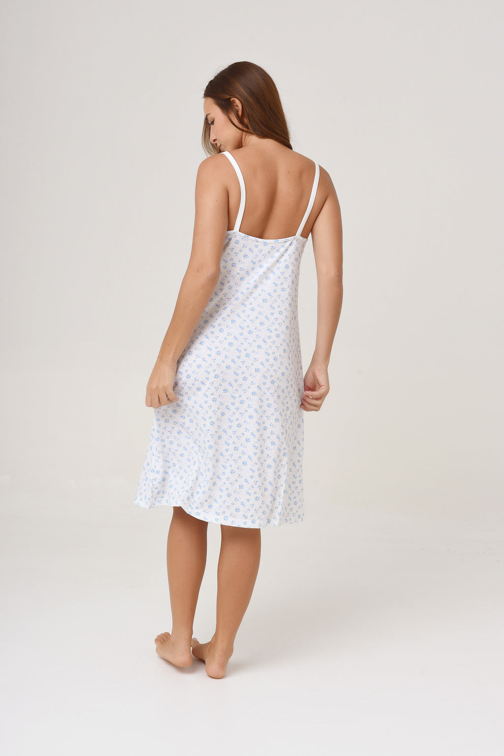 Camisón Maternal de Lactancia Con mañanita (Saquito) Puntilla- 61971