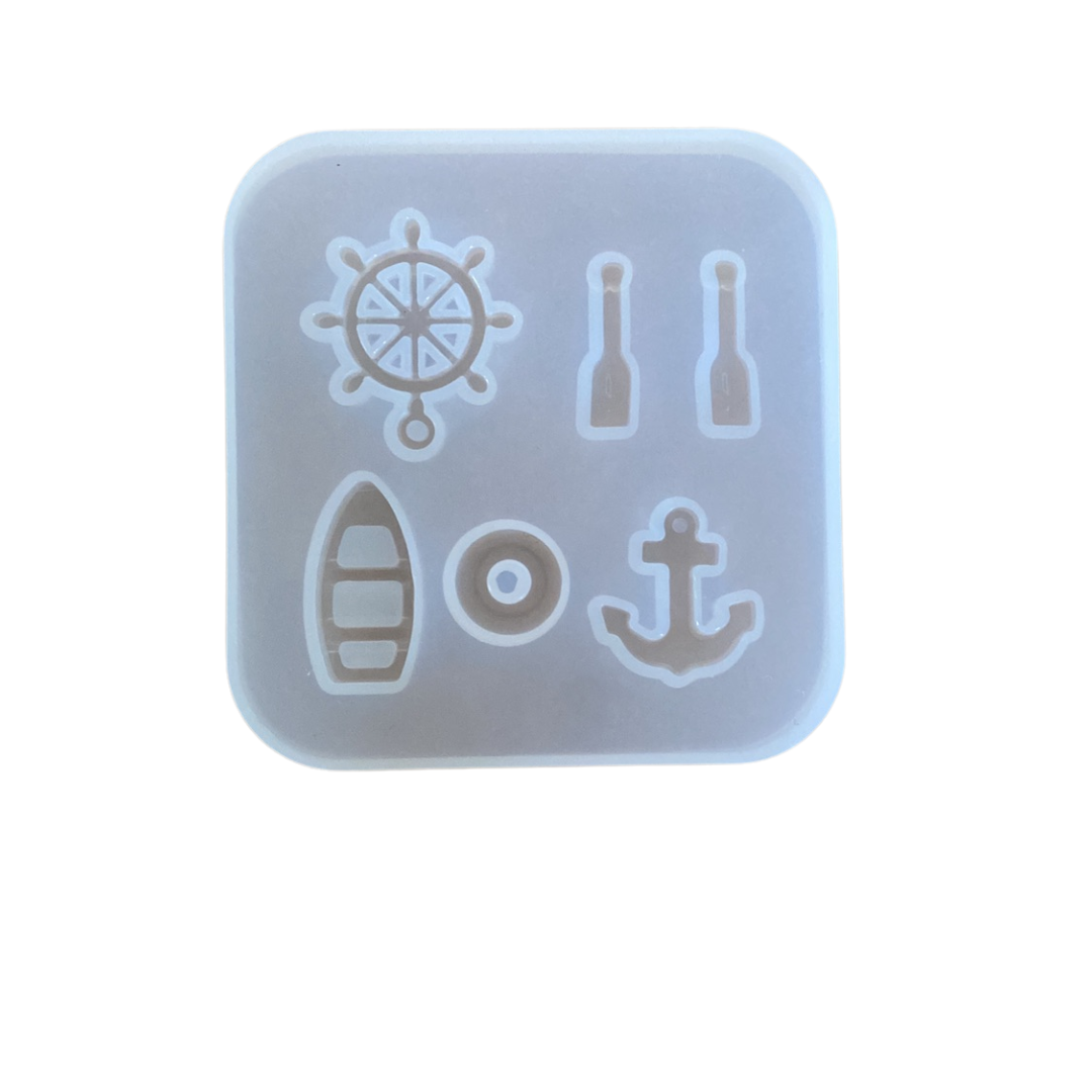Molde Silicona dijes Motivos marinos DJ 925