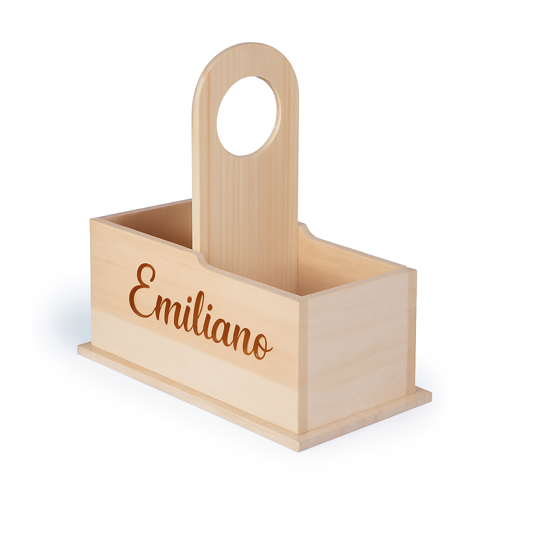 Matera de Pino Claro Personalizada Logo o Nombre