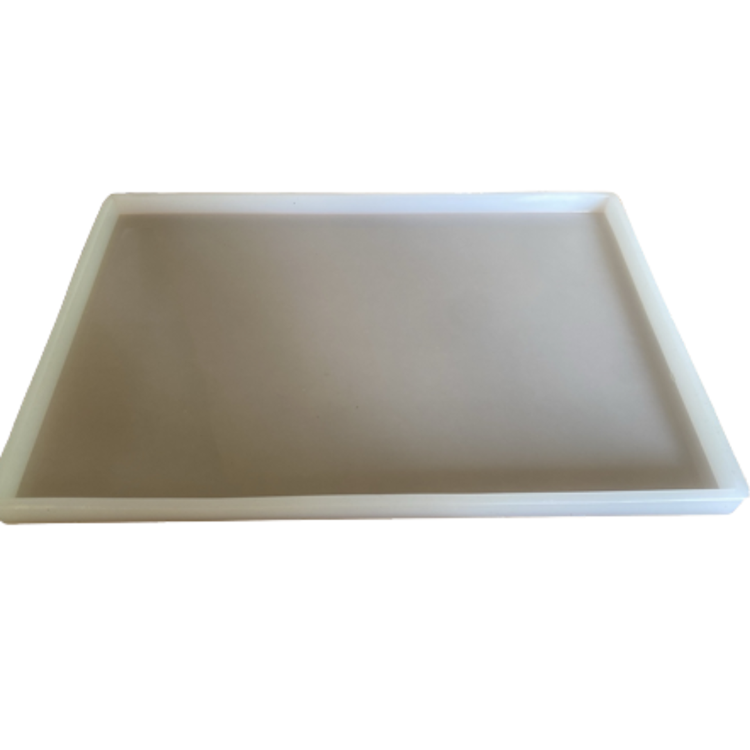 Molde Silicona Base Cuadradado Rectángulo Resina