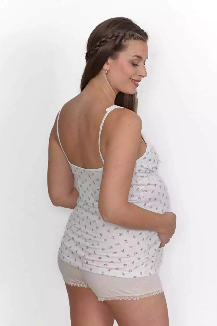 Camiseta Maternal Pijama Lactancia Wassaretta