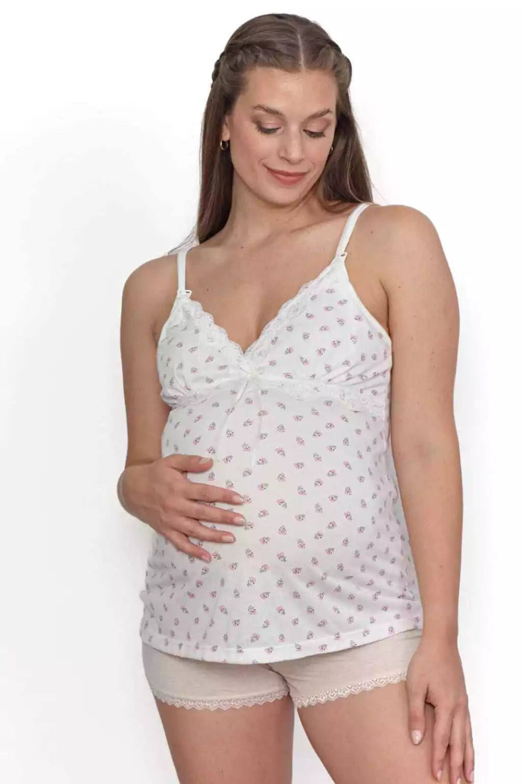 Camiseta Maternal Pijama Lactancia Wassaretta