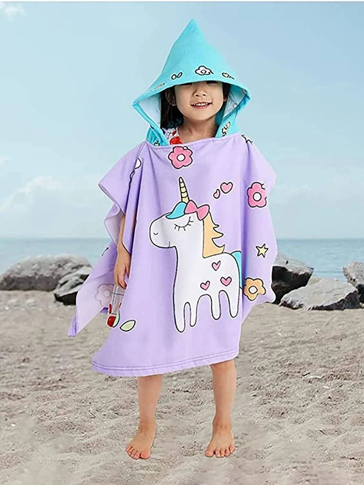 Poncho toallón infantil Secado Rapido - Consiguelo Aqui Uy