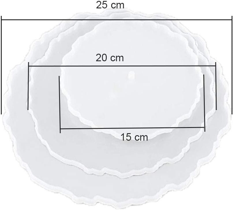 Molde de Silicona para Bandeja Triple