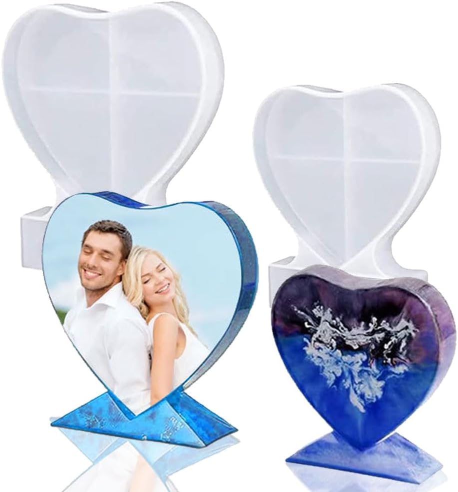 Molde Silicona Portaretratos Corazón