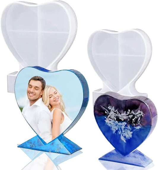 Molde Silicona Portaretratos Corazón