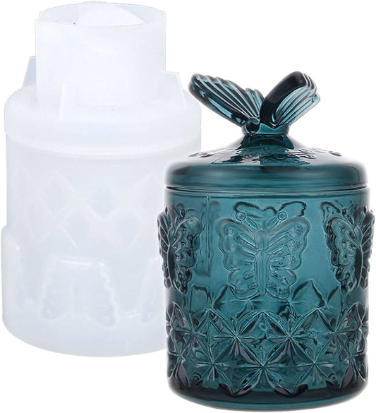 Molde de Silicona para Frasco de Mariposa