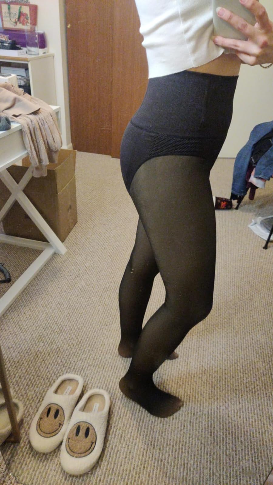 Medias Mágicas térmicas tipo transparentes Modeladoras Cintura Alta Leggings
