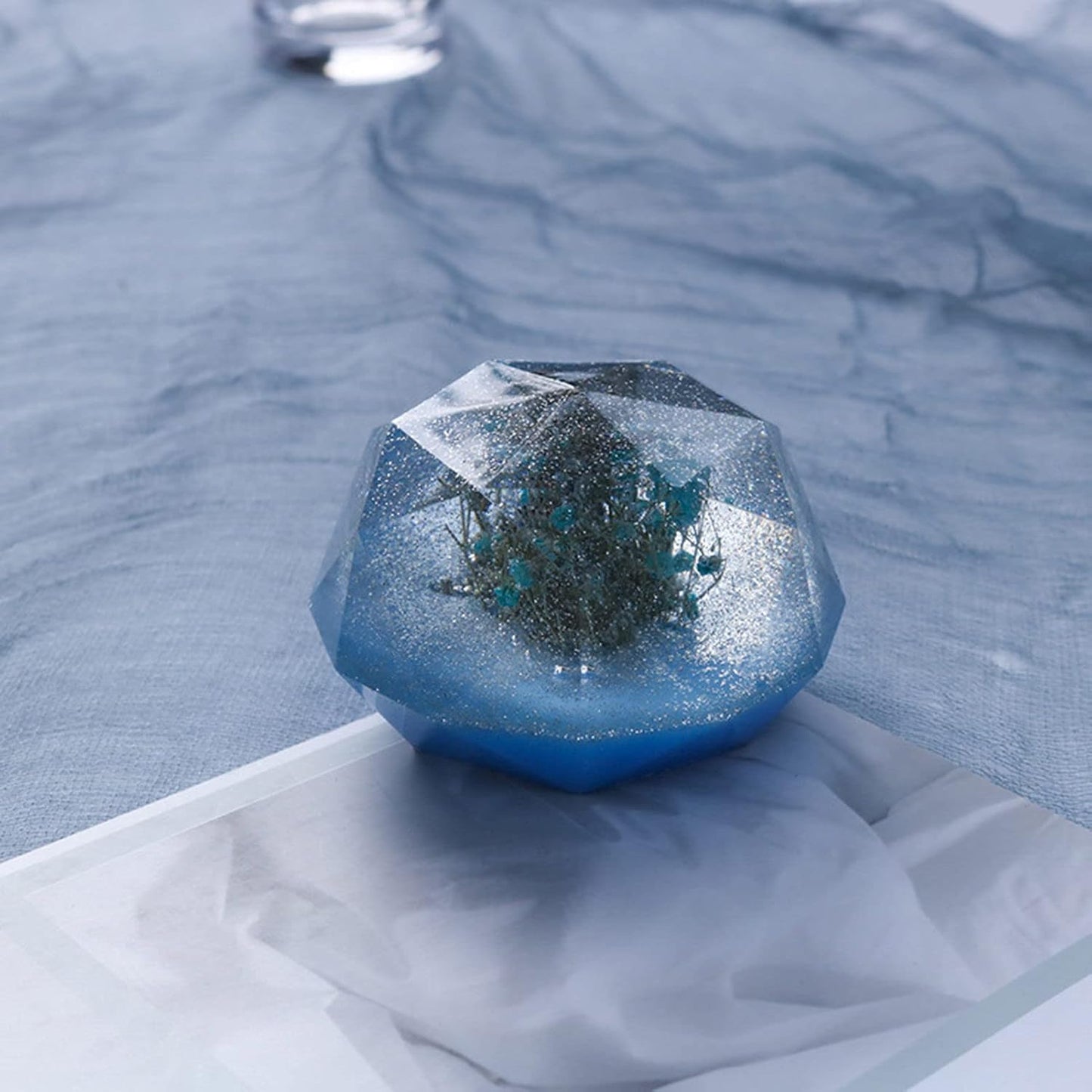 Molde de Silicona 3 Diamantes Pequeños DJ 589