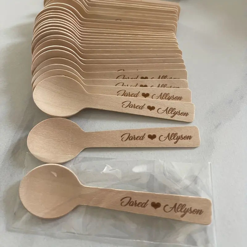 Cuchara Descartable Personalizada 11cm