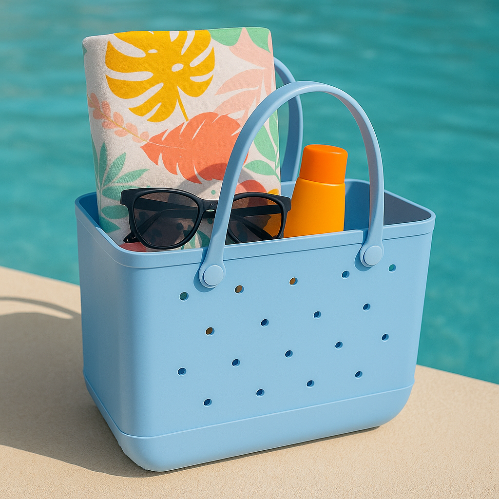 Combo Bolso Playero + Toalla Microfibra Antiarena