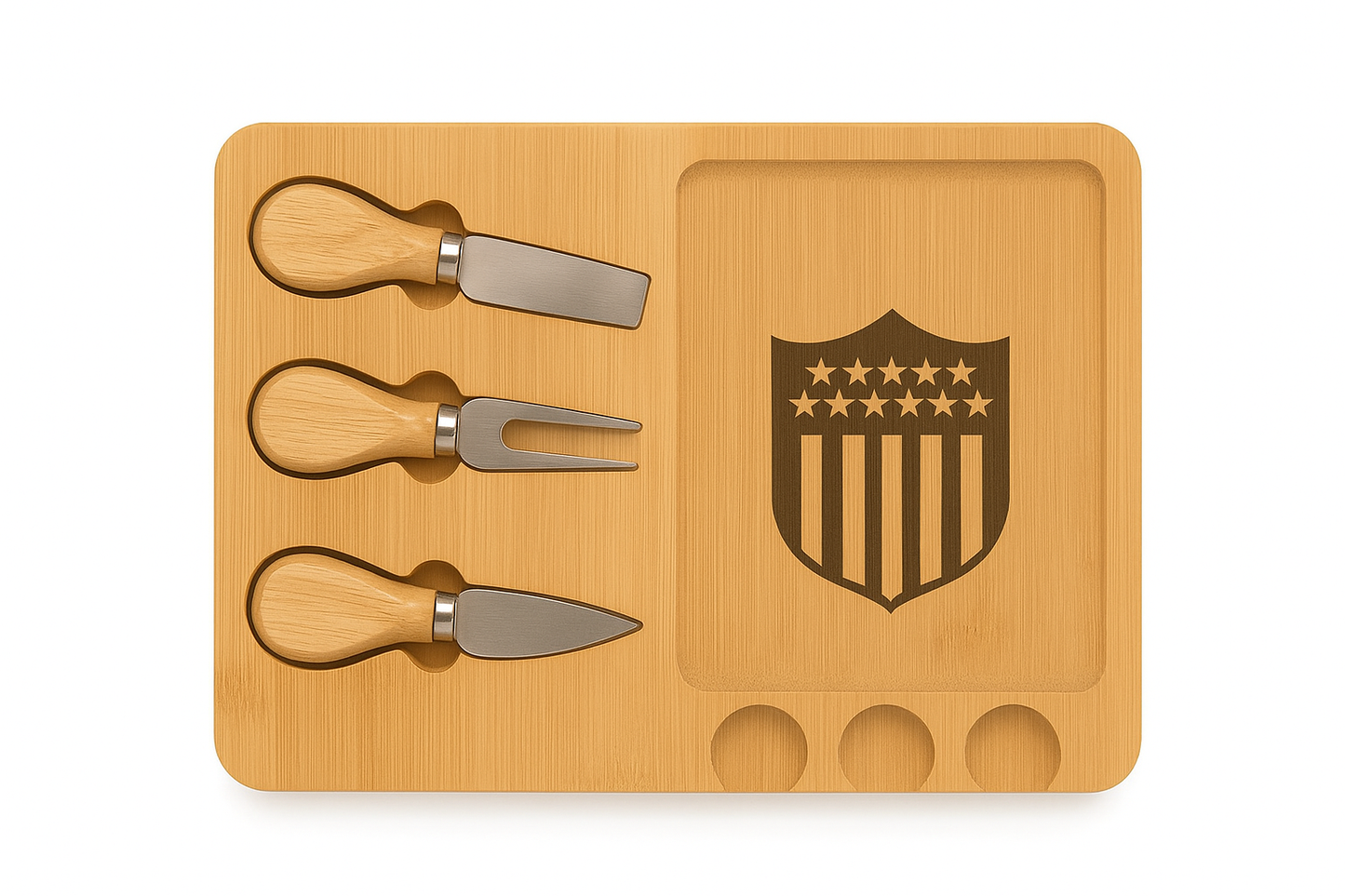 Tabla de Picada con Accesorios Bamboo