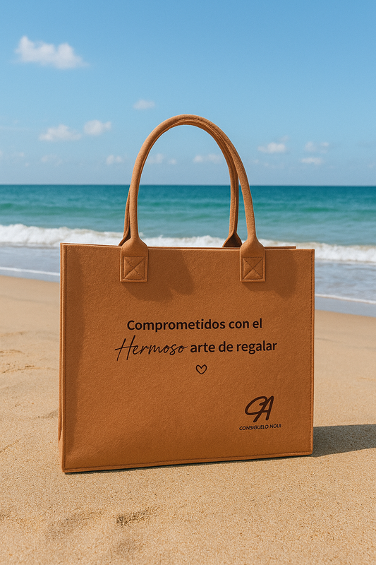 Cartera Tote Bag Matera Fieltro Todos los Usos