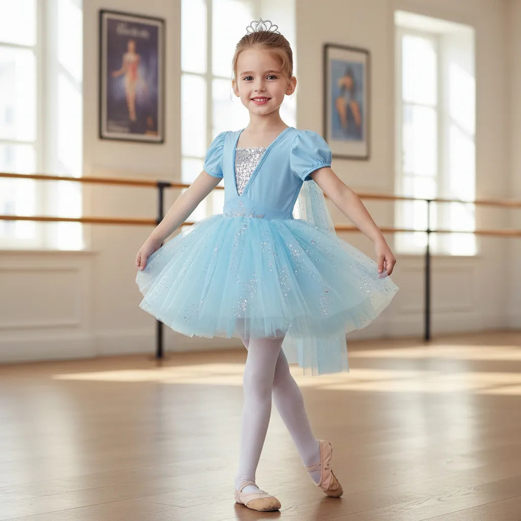 Disfraz Frozen Elsa con tutu