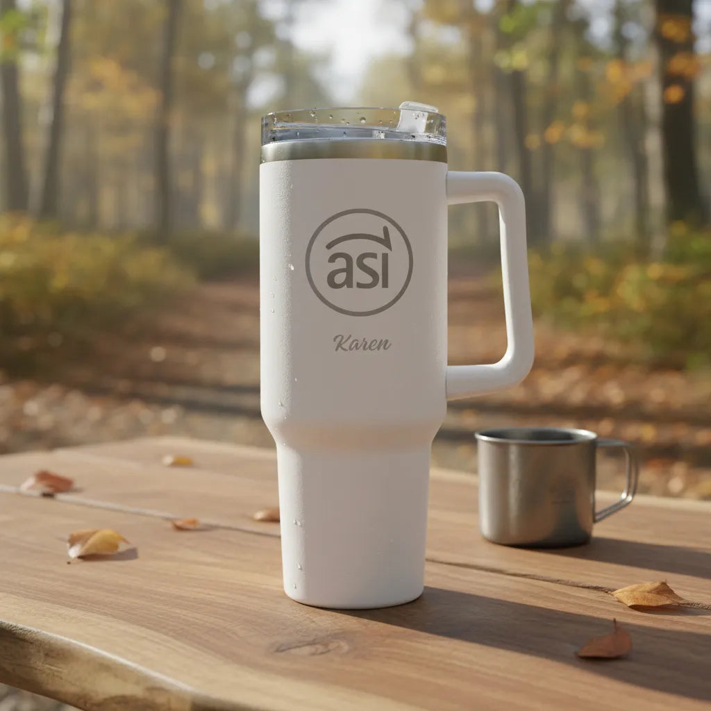 Vaso Térmico con Sorbito y Asa GRABADO PERSONALIZADO