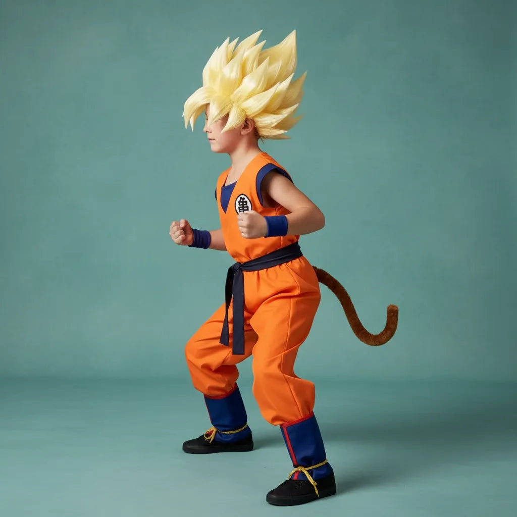 Disfraz Goku Dragon Ball con Peluca