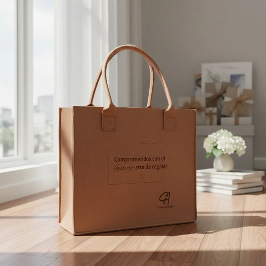 Cartera Tote Bag Matera Fieltro Todos los Usos