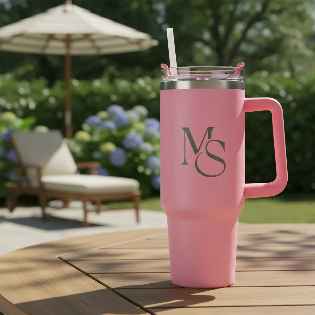 Vaso Térmico con Sorbito y Asa GRABADO PERSONALIZADO