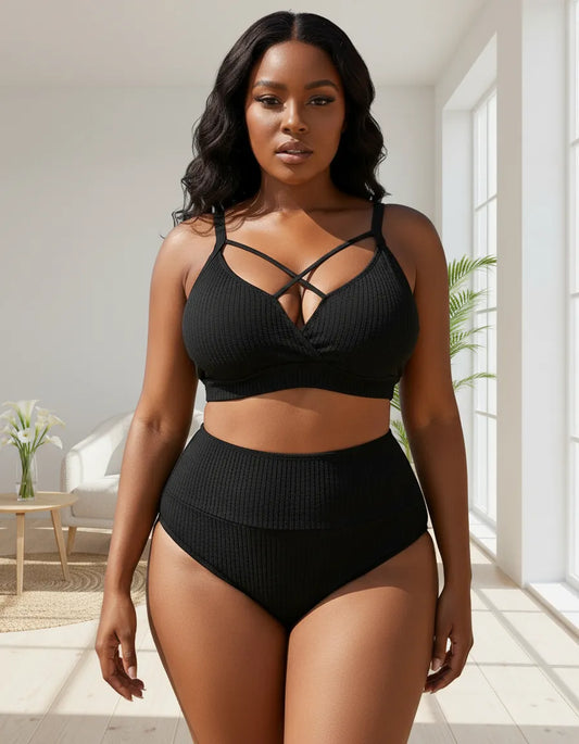 Malla Bikini Traje de Baño Mujer Talle Grande