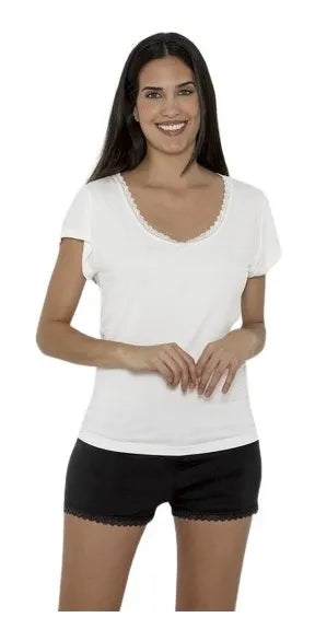 Remera Pijama Mujer Parte Arriba Wasarette