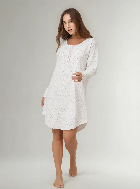 Camisón Invierno Mujer Algodón Wasarette