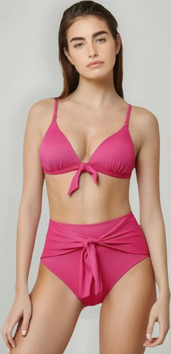 Bikini Traje de Baño Bombacha Alta - Promesse