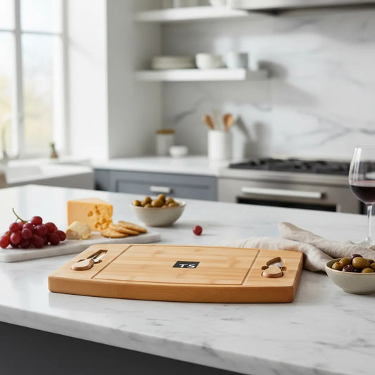 Tabla de Picada con Accesorios Bamboo